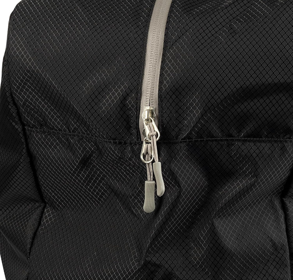 Bagtogo Luggage Bag - Foldable Travel Bag (35L), Water-Repellent & Lightweight Nylon, Adjustable Carry Straps, Waterproof Zips, Suitcase Strap for Trolley Attachment, black, Einheitsgröße