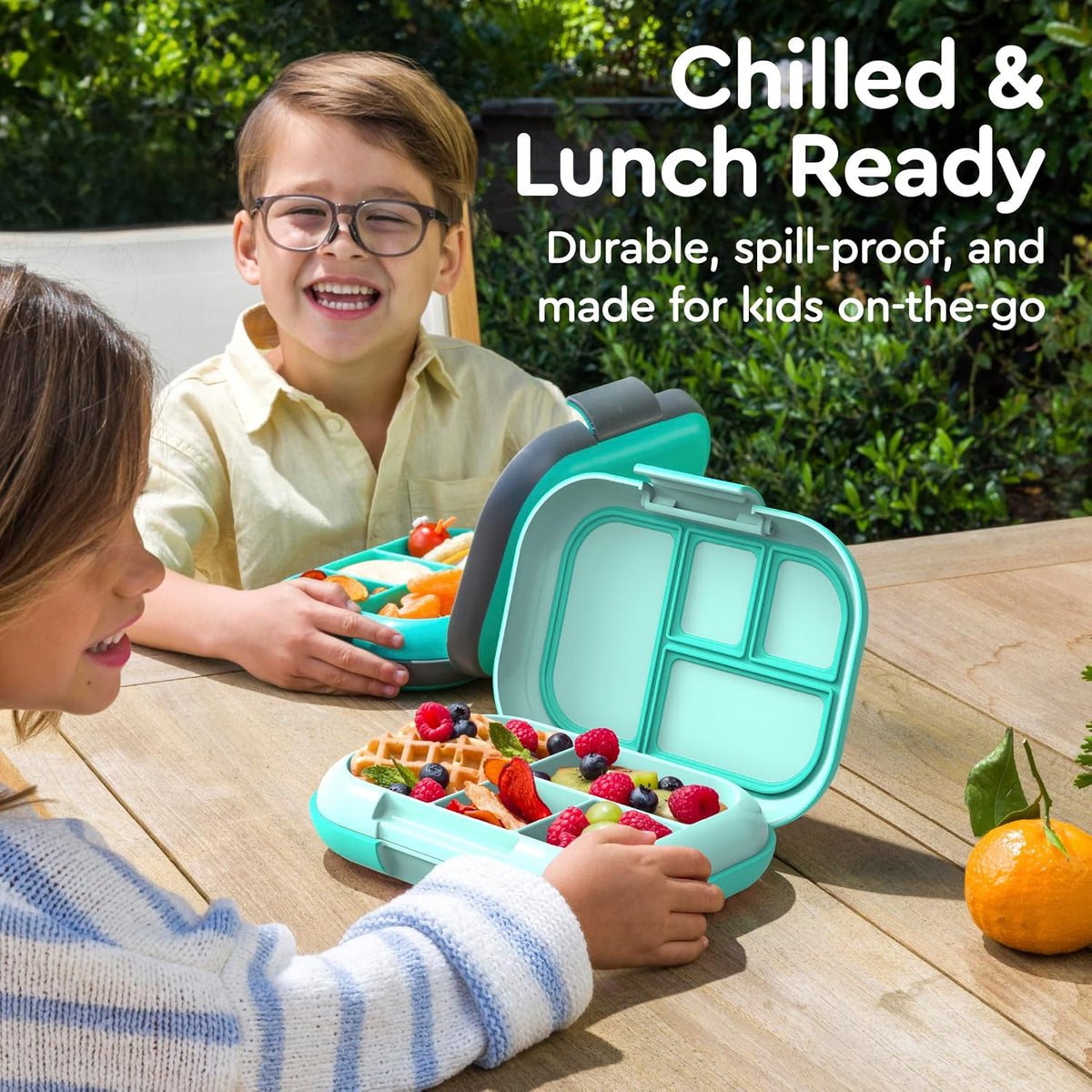 Chill Kids (Aqua) and Chill Mini (Crisp Grays) Lunch Box Set