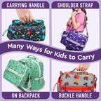 Kids Insulated Lunch Bag and Stainless Steel Lunch Box Set (Unicorn)