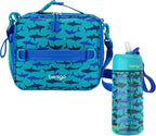 Kids Lunch Bag Set Water Bottle - New & Improved 2023 (Shark)