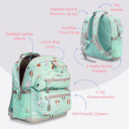 Kids 14” Backpack Set With Kids Prints Lunch Box