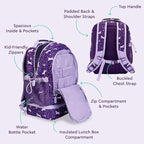 2-in-1 Backpack & Insulated Lunch Bag Set With Stainless Steel Water Bottle
