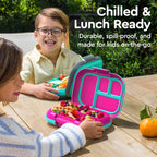 Chill Kids (Fuchsia/Teal) and Chill Mini (Tide Blues) Lunch Box Set