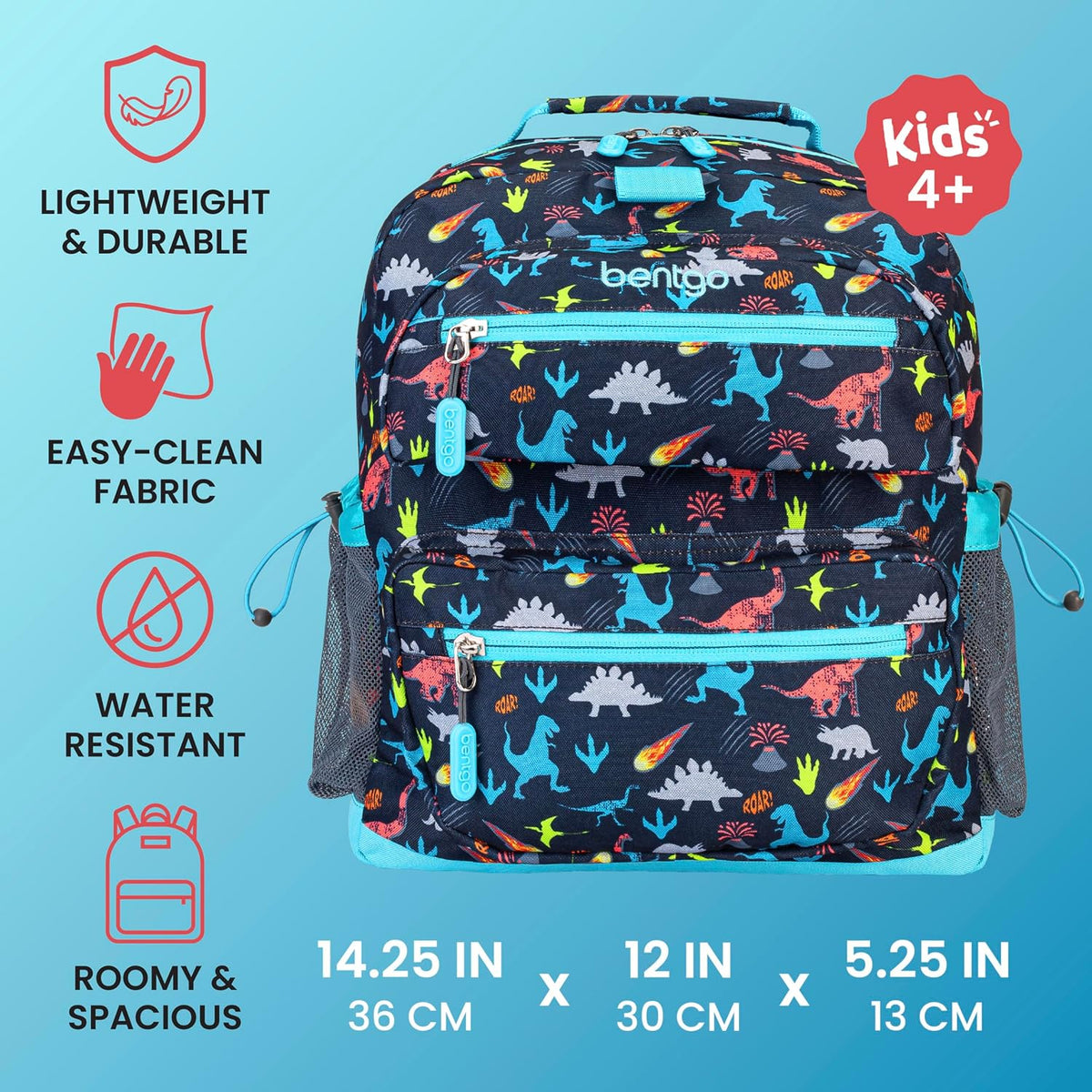 Kids Print Durable & Water-Resistant Backpack