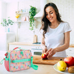 Prints Insulated Lunch Bag Set With Kids Bento-Style Lunch Box