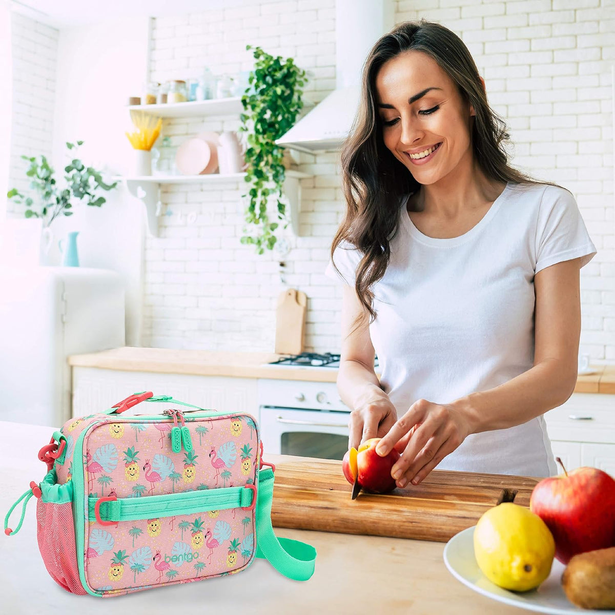Prints Insulated Lunch Bag Set With Kids Bento-Style Lunch Box