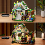 Flower House Building Set with LED Lights for Girls 8-12 (719Pcs)