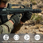 7 Inch Suppressor Cover, 1000℉ Heat Resistant Silencer Sleeve