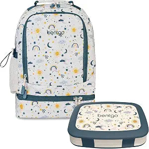 Bentgo 2-in-1 Backpack & Insulated Lunch Bag Set With Kids Prints Lunch Box