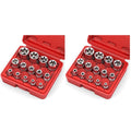 14-Piece E-TORX Socket Set – Premium Female Torx Star Bit Socket Set (E4-E24), 1/4", 3/8" & 1/2" Drive External Torx Sockets, Drop Forged Heat Treated Cr-V Steel with Blow Molded Storage Case