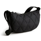 Quilted Puffer Crossbody Bag for Unisex- Lightweight Nylon Shoulder Bag, Waterproof Casual