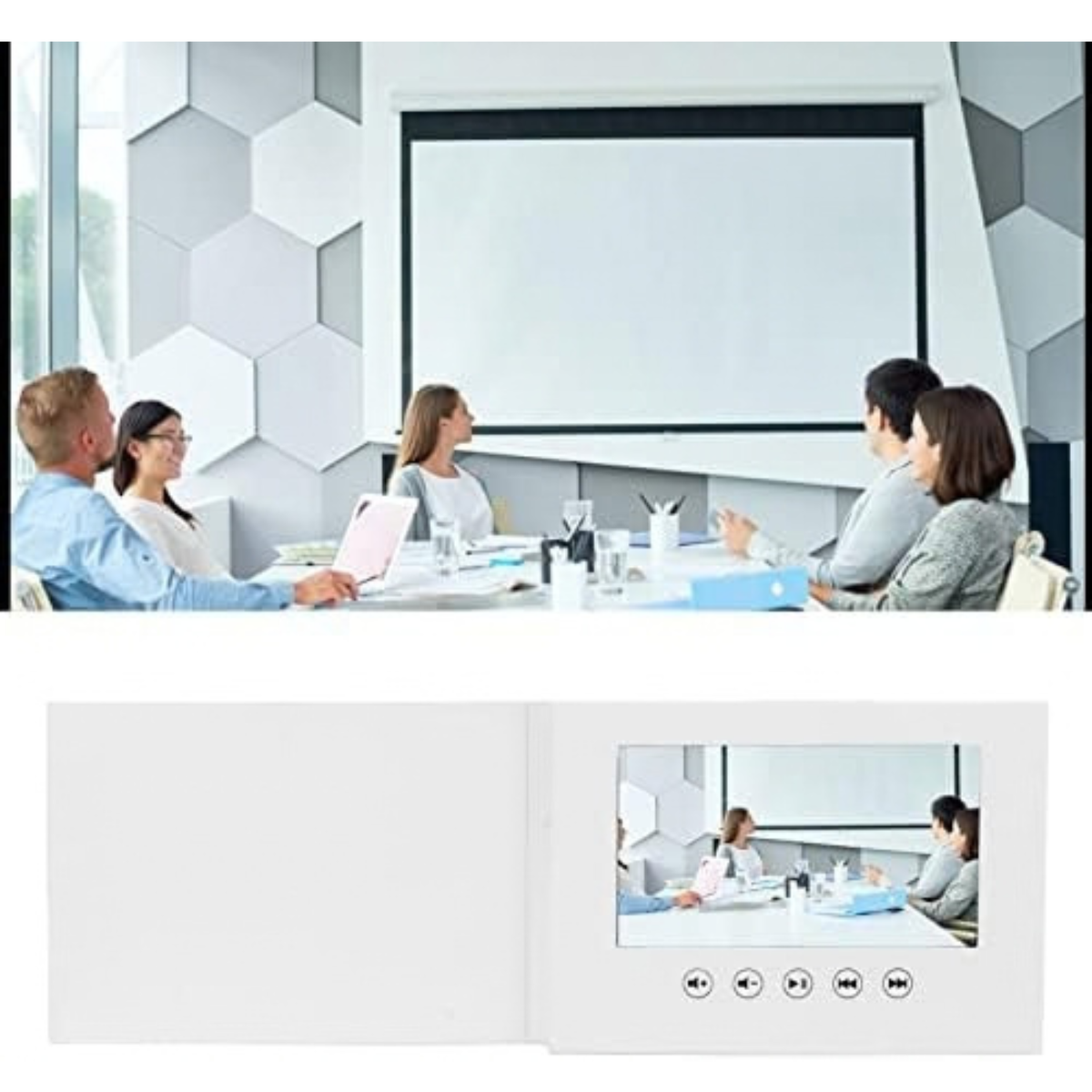 Gugxiom Video Greeting Card, Electronic Birthday Card with Video (7in)