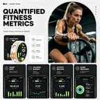 Smart Ring for Women and Men, Health Fitness Tracker with Sleep Monitor
