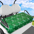 Universal Golf Cart Seat Towel Cover - 51 x 31 Inch 100 Percent Microfiber Golf Cart Seat Protector with Armrest Holes, Washable All Season Bench Blanket for Club Car Precedent EZGO Yamaha