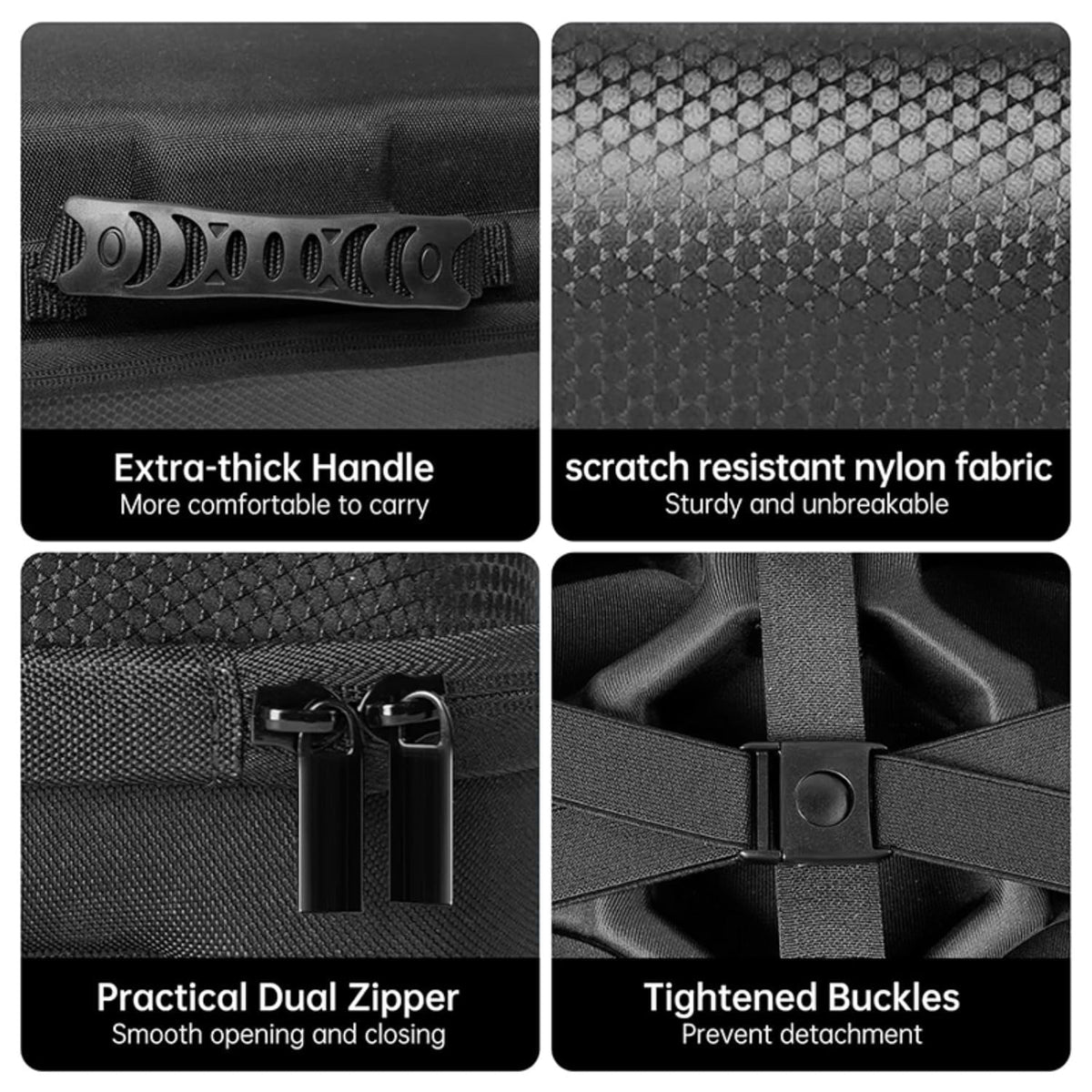 Shockproof EVA Hard Shell Carrying Case Waterproof Travel Storage Bag for Wireless Game Controllers