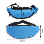 Water Resistant Fanny Pack for Men & Women, Multi-Pocket Crossbody Waist Bag with Adjustable Belt, Lightweight Running Hip Pack with Hidden Anti-Theft Pocket for Travel, Hiking, Sports & Everyday