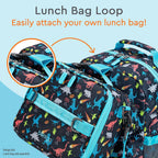 Kids 14” Backpack Set With Kids Prints Lunch Box