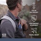 25oz Collapsible Water Bottle, Packable Leakproof for Travel