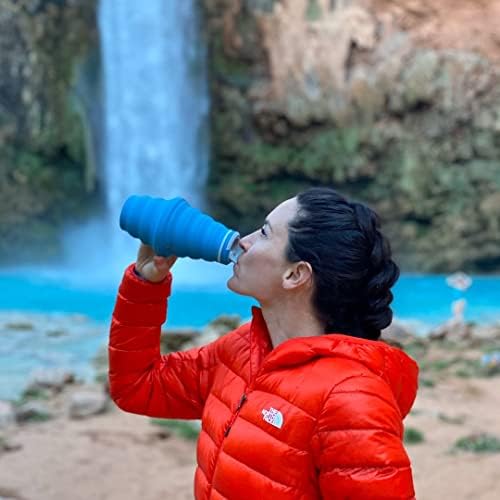 25oz Collapsible Water Bottle, Packable Leakproof for Travel