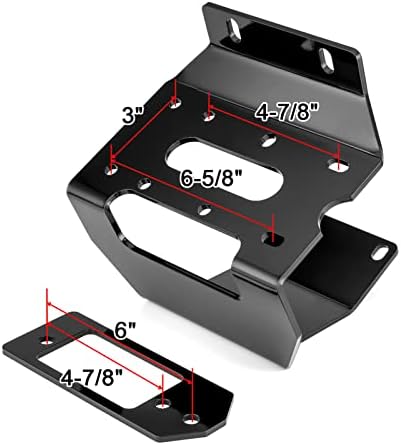 Winch Mount Plate Fit for Honda Pioneer 1000/1000-5 6 2016-2025