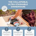1-Quart Collapsible Insulated Bowl with Lid