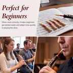 5PCS Oboe Reeds Medium, Oboe with 72mm/2.83" Reed, Oboe Instrument Accessory, No Soaking Required, Oboe Reeds for Beginners, 82 x 13 x 13mm