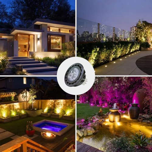 12 Pack 5W MR16 LED Bulbs, 12v 35w Halogen Replacement, GU5.3 Bi-Pin Base, Warm White 2700K, Non-Dimmable