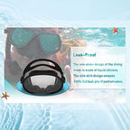 Gugxiom Diving Mask Snorkel Mask Adult Diving Goggles, Anti Fog Swim Mask Tempered Glass Snorkel Dive Mask ,Snorkeling Gear for Snorkeling Freediving Swimming Water Sports Supplies