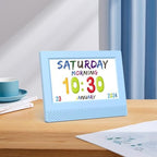 Kids Digital Alarm Clock, 7" LED Display