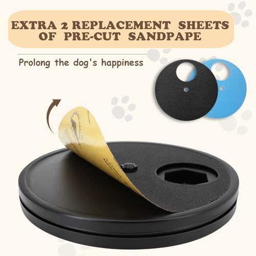 Dog Nail Scratch Board - 3 in 1 Dog Scratch Pad for Nails with Treat Box