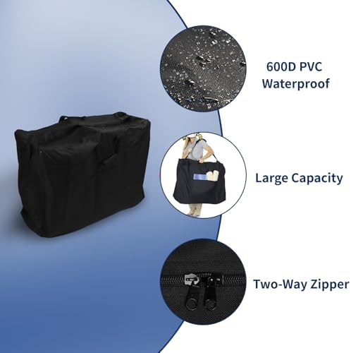 Wheelchair Travel Bag, 45.3x31.5x15.7in Waterproof Wheelchair Bag, Foldable Wheelchair Bag, 2 Way Design