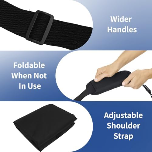 Wheelchair Travel Bag, 45.3x31.5x15.7in Waterproof Wheelchair Bag, Foldable Wheelchair Bag, 2 Way Design