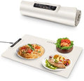 Food Warming Mat, Portable Warming Mat with 3 Temperature Settings, Roll Up Silicone Food Warmer for Buffets Party, Travel, Daily Lives