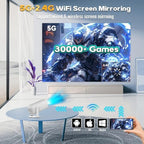 P30 Max 4K Projector & Game Console, 24,000+ Games