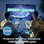 P30 Max 4K Projector & Game Console, 24,000+ Games