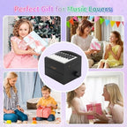 Piano Calendar 2025 Desk Calendar, Mini Piano Calendar with 52 Music Scores, Mini Desk Calendar in 27 Cards, Gifts for Swift Fans Home Decor (Chou 52 songs Black)