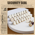 Initial Alphabet Wax Seal Stamp Kit, A-Z Vintage Sealing Stamp
