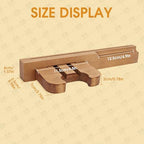 Gugxiom Light up Wooden Guitar Stand,Note Pattern Designs,Guitar Wall Mount in USB Powered,Guitar Wall Hanger for Electric Bass 、Acoustic 、and Ukulele Violin