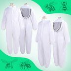 Bee Suits Bee Keeper, Bee Suit for Men Women, with Glove &Ventilated Hood, Ventilated Hood Bee Keeping Starter kit for Backyard and Bee Keeper (L)
