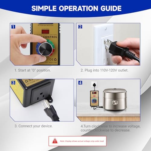 Gugxiom 4000W 100-120V AC Motor Speed Controller Angle Grinder