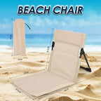 2 Pcs Foldable Pool Chairs, Portable Outdoor Chair for Poolside(White)