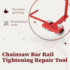 Chainsaw Bar Rail Tool, Chainsaw Bar Rail Closing Adjuster, Professional Maintenance Accessories for Chain Grinding