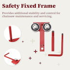 Chainsaw Bar Rail Tool, Chainsaw Bar Rail Closing Adjuster, Professional Maintenance Accessories for Chain Grinding