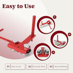 Chainsaw Bar Rail Tool, Chainsaw Bar Rail Closing Adjuster, Professional Maintenance Accessories for Chain Grinding