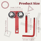 Chainsaw Bar Rail Tool, Chainsaw Bar Rail Closing Adjuster, Professional Maintenance Accessories for Chain Grinding
