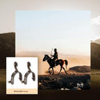 Gugxiom 2Pcs Western Spurs for Women and Mon, Retro Bronze Horse Spurs