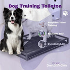 Gugxiom 62 * 43 * 8cm Dog Training Toilet Potty Tray, Portable Dog Toilet