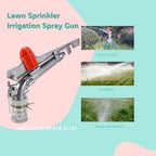2" Water Spray Gun, Large-Area Irrigation Spray Gun Sprinkler, 360° Rotary Farm Lawn Garden Irrigation