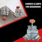 4Pcs Corner Clamps for Woodworking, 90° Stainless Steel Clamp Woodworking, with Adjustable Swing Jaw, for Processing Wood/Metal
