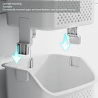 3 Tier Laundry Basket Organizer with Wheels, Tiered Laundry Basket Organizer, with Portable Storage Baskets, for Kitchen Bathroom Bedroom Laundry Room